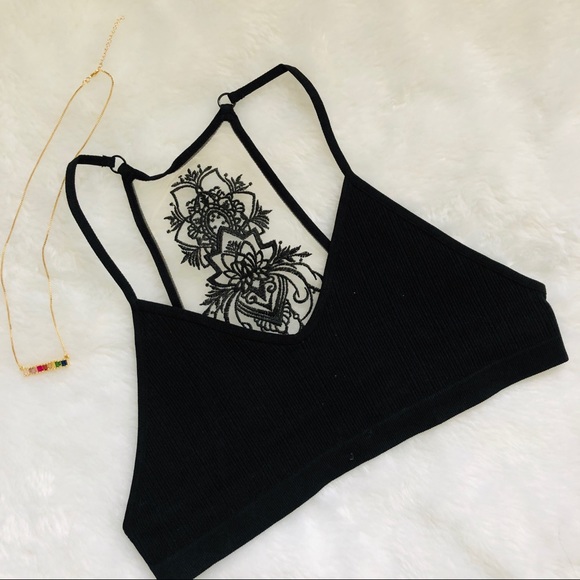 Tattoo Racerback Bralette - Picture 2 of 5